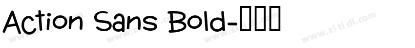Action Sans Bold字体转换